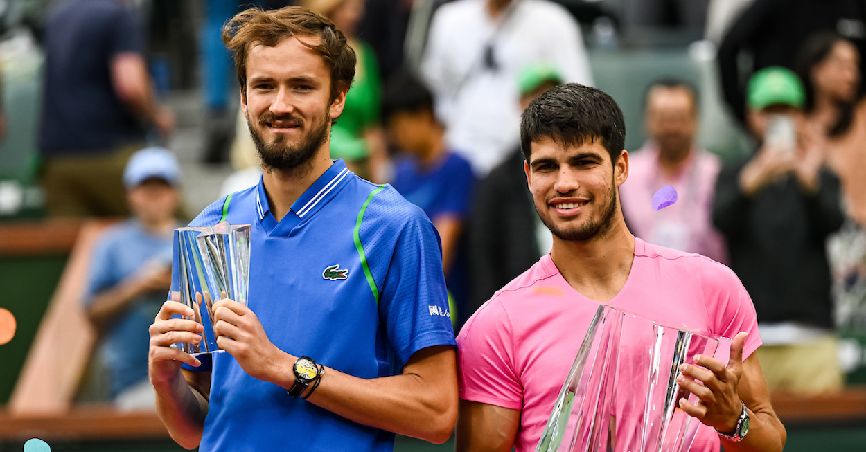 Daniil Medvedev and Carlos Alcaraz - Indian Wells 2023