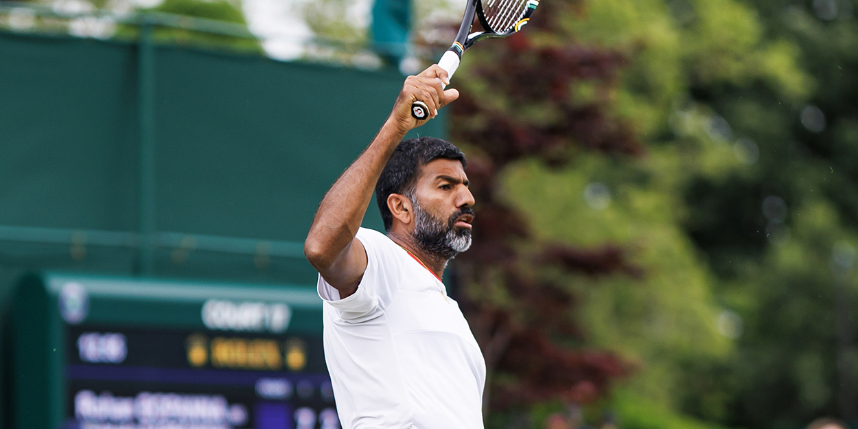 Roham Bopanna at Wimbledon