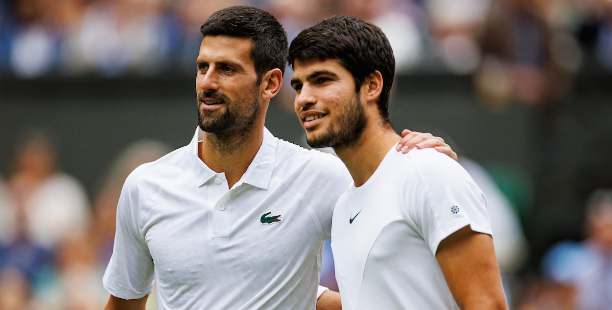 Novak Djokovic and Carlos Alcaraz - Wimbledon 2023