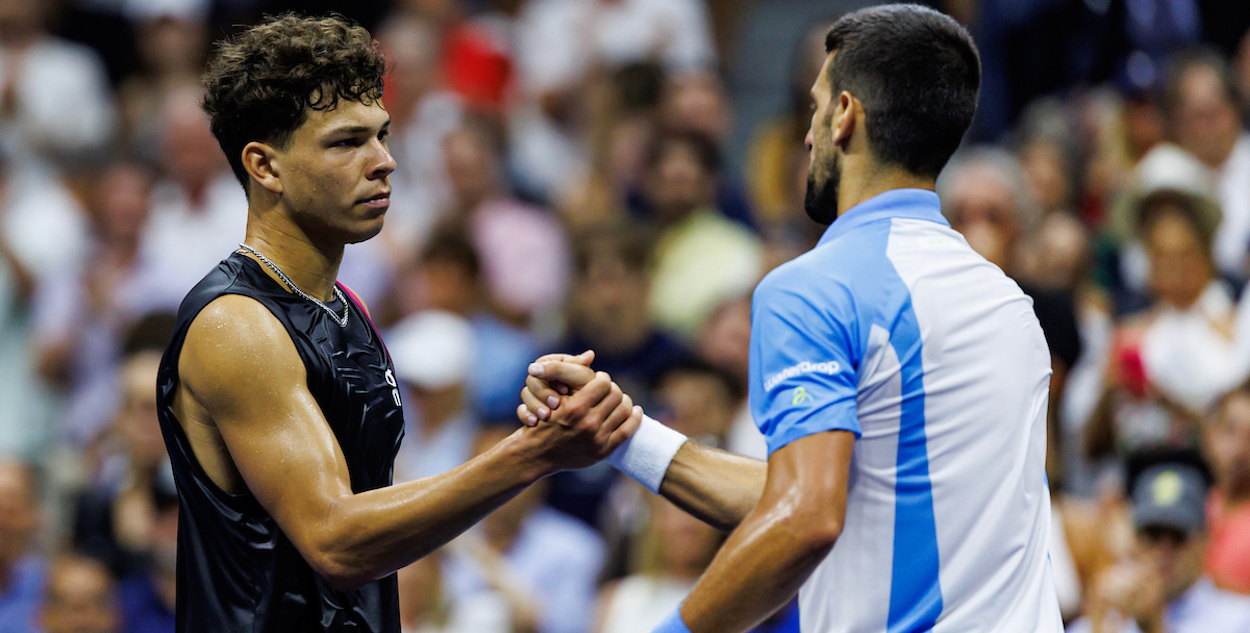 Novak Djokovic and Ben Shelton - US Open 2023