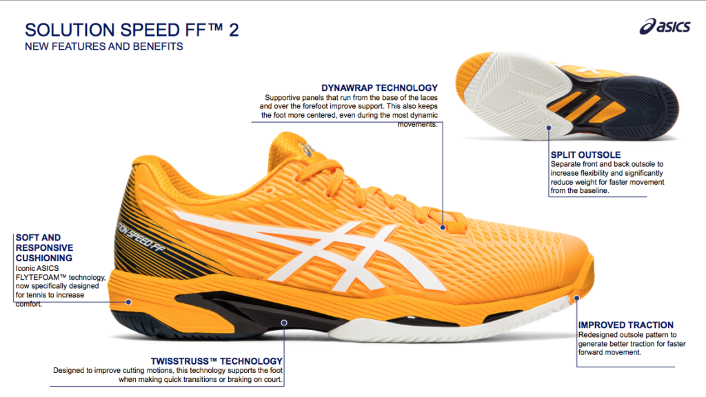 ASICS Solution Speed FF 2 Technical slide