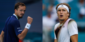 Daniil Medvedev and Alexander Zverev - Miami Open