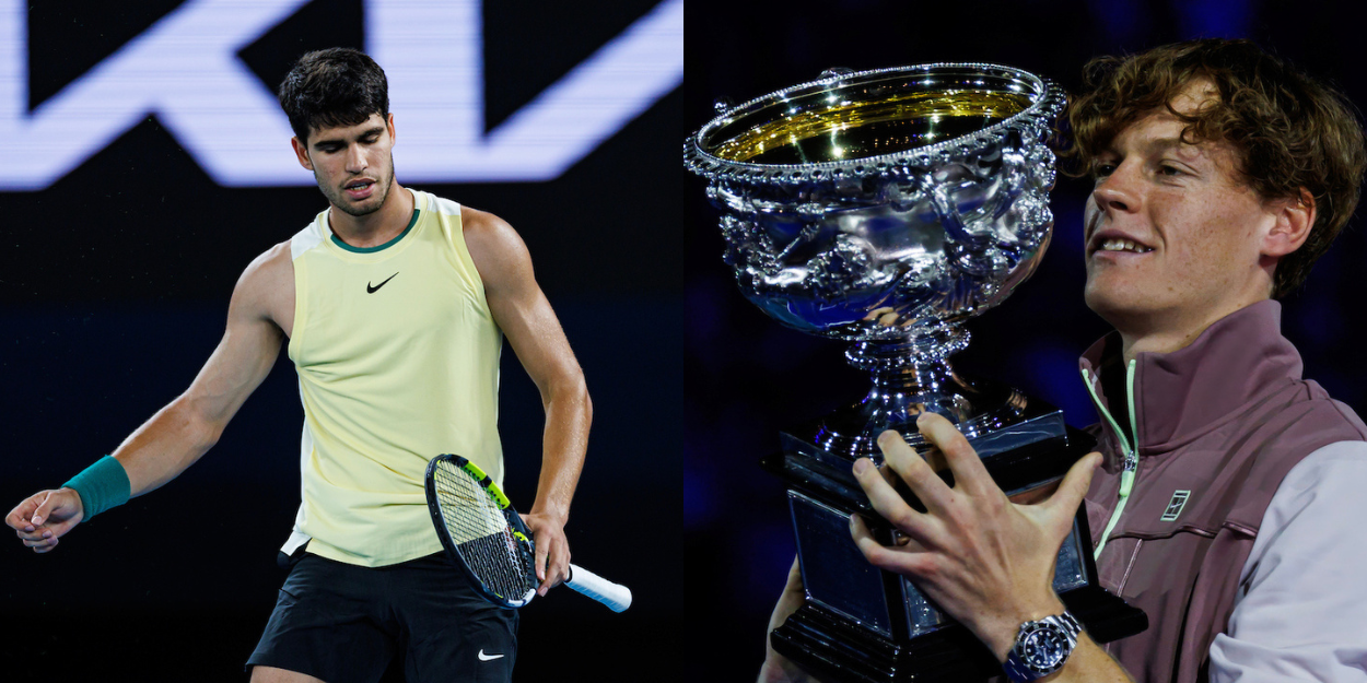 Carlos Alcaraz and Jannik Sinner - Australian Open 2024